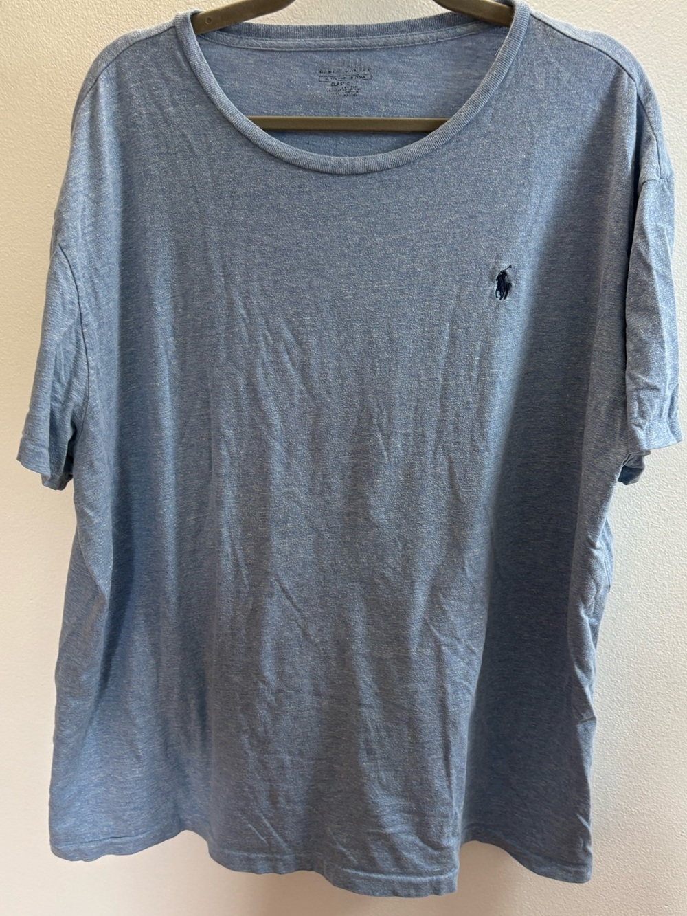 Polo Ralph Lauren Heather Blue Crewneck T-shirt XXL